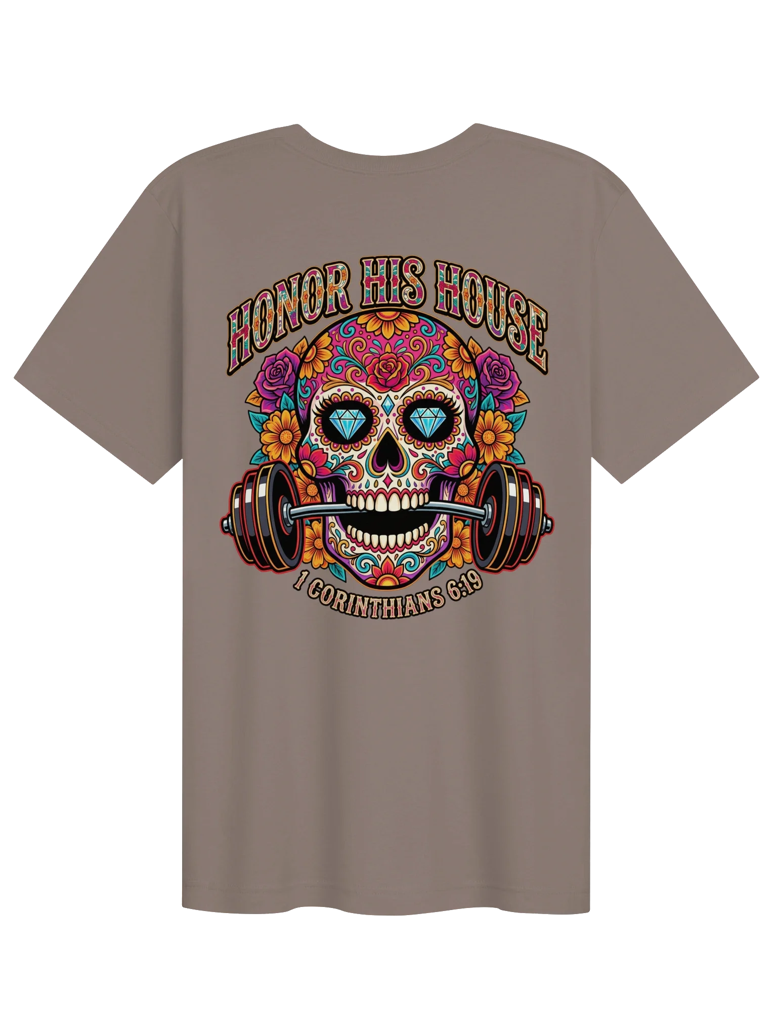 Unisex His House Sugar Skull T-Shirt by His House