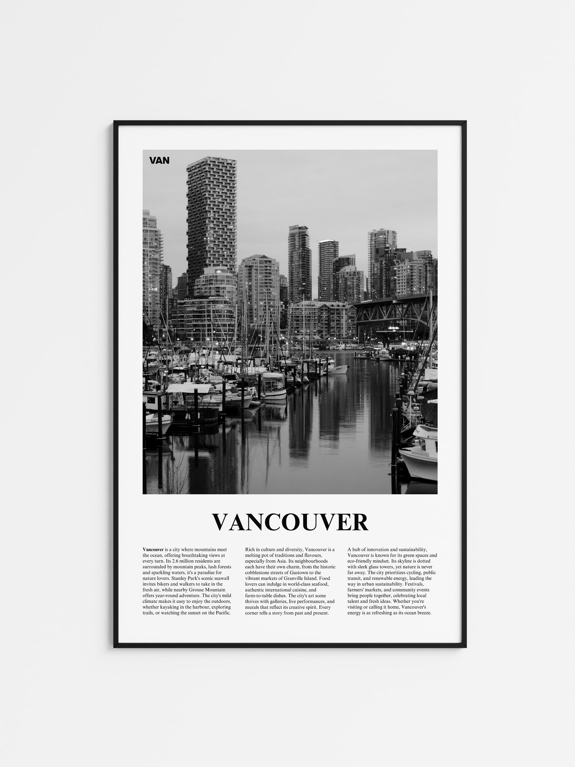 Vancouver 04 Newspaper Poster product image (1)