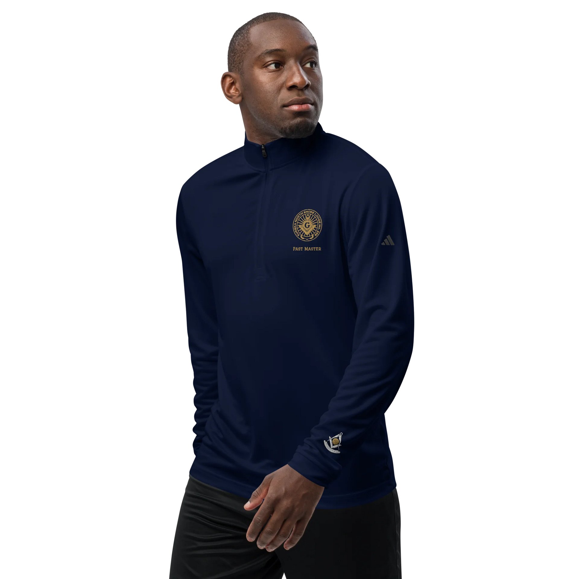 Adidas® ENS Past Master’s Quarter-Zip Pullover product image (7)