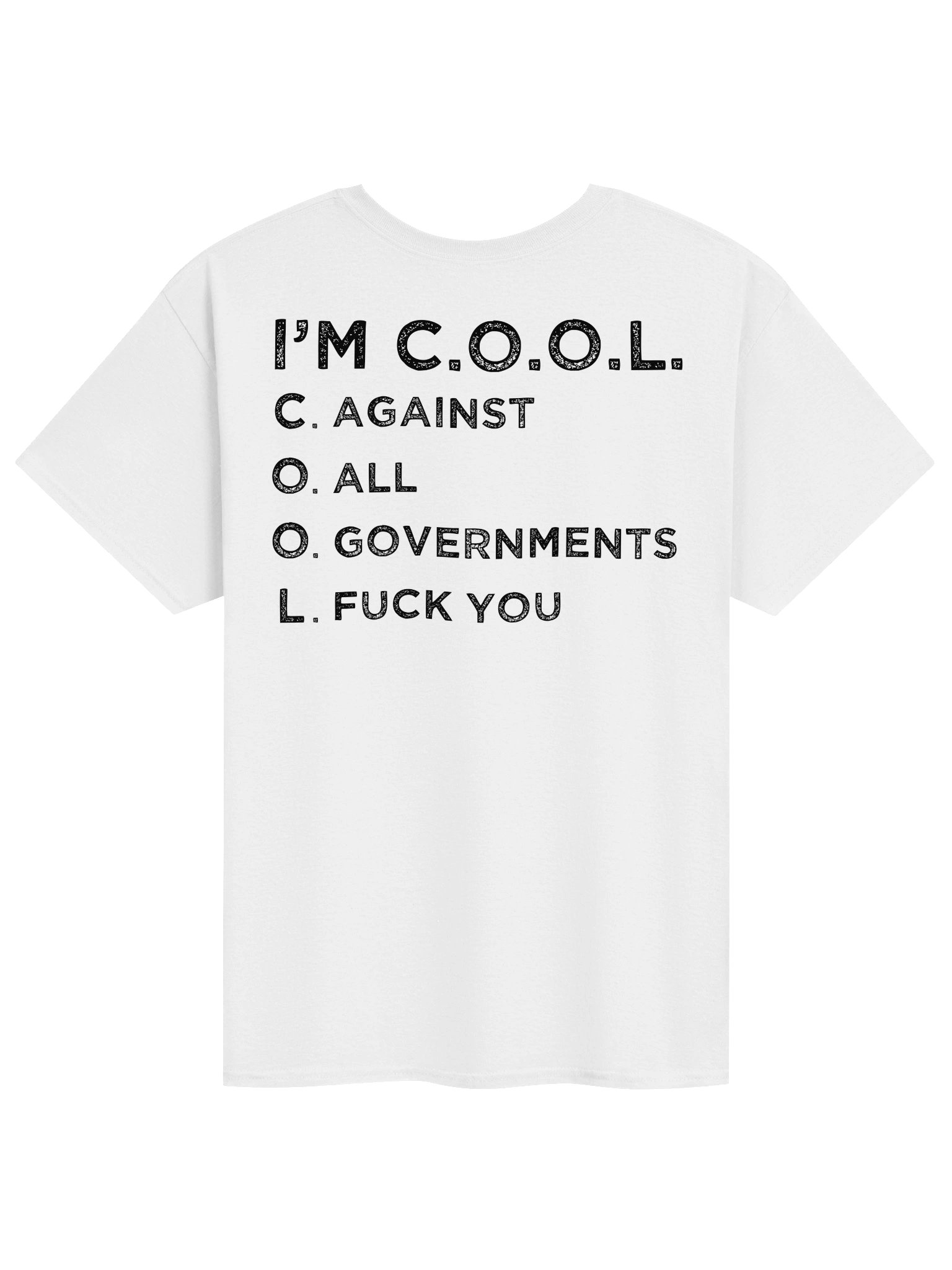 I'M COOL (AGAINST ALL GOVT'S FUCK YOU) W/ INSIGNIA product image (2)