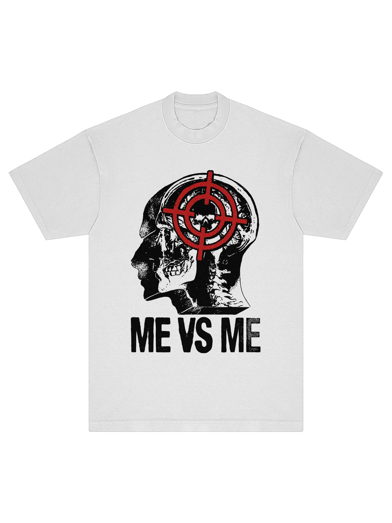 Me Vs Me - White Tee product image (1)
