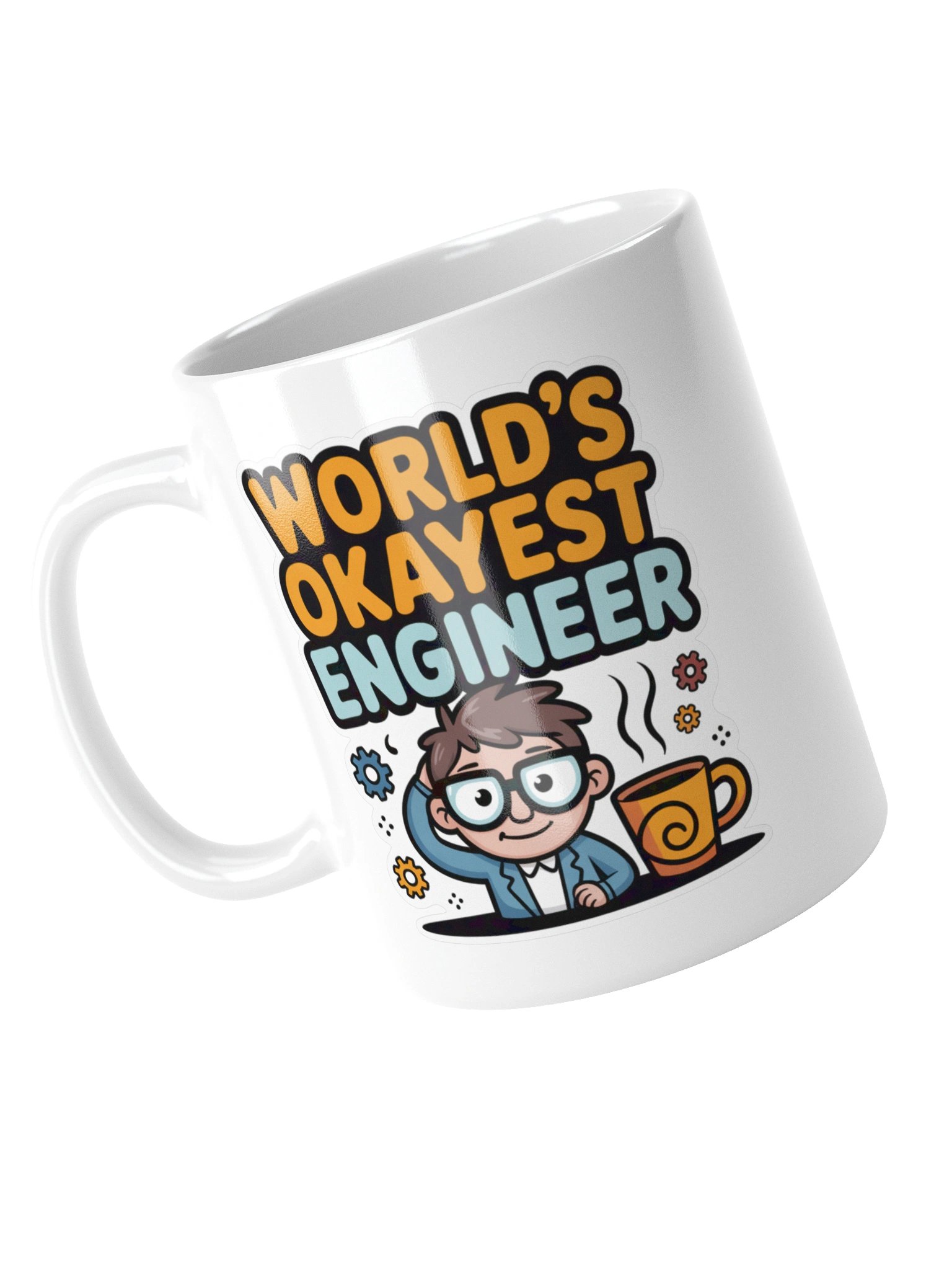 World’s Okayest Engineer Funny Coffee Mug – Office Humor Gift product image (14)