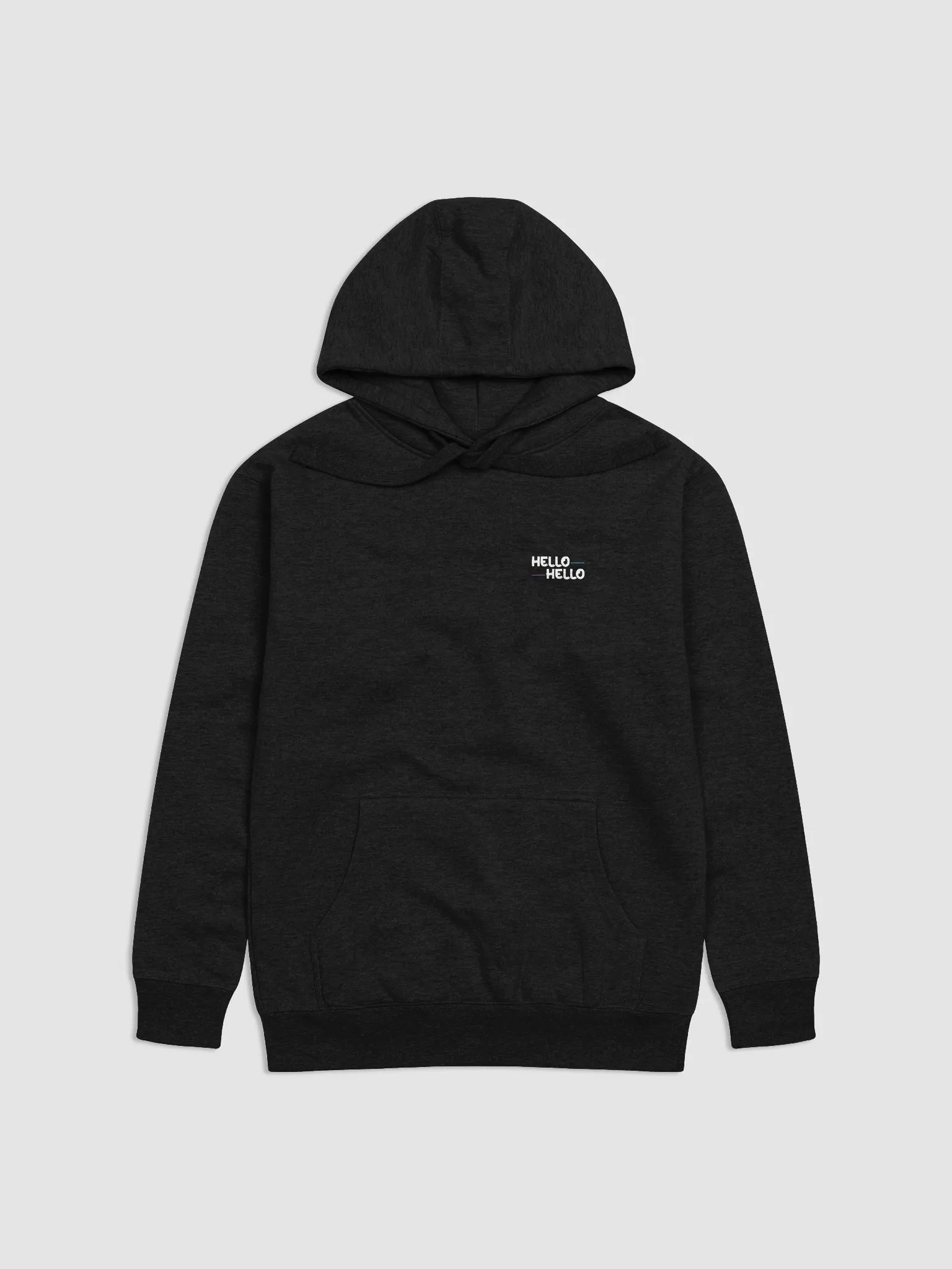 Hello Hello • White Text • Hoodie product image (1)