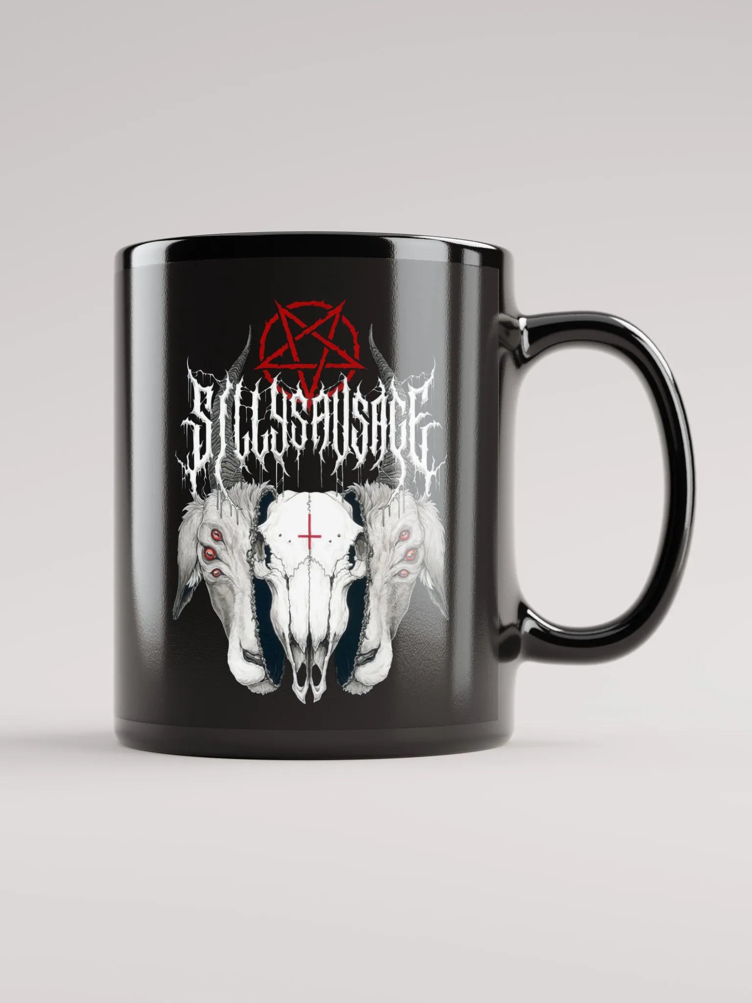 Sillysau5age Demonic Goat Mug product image (1)