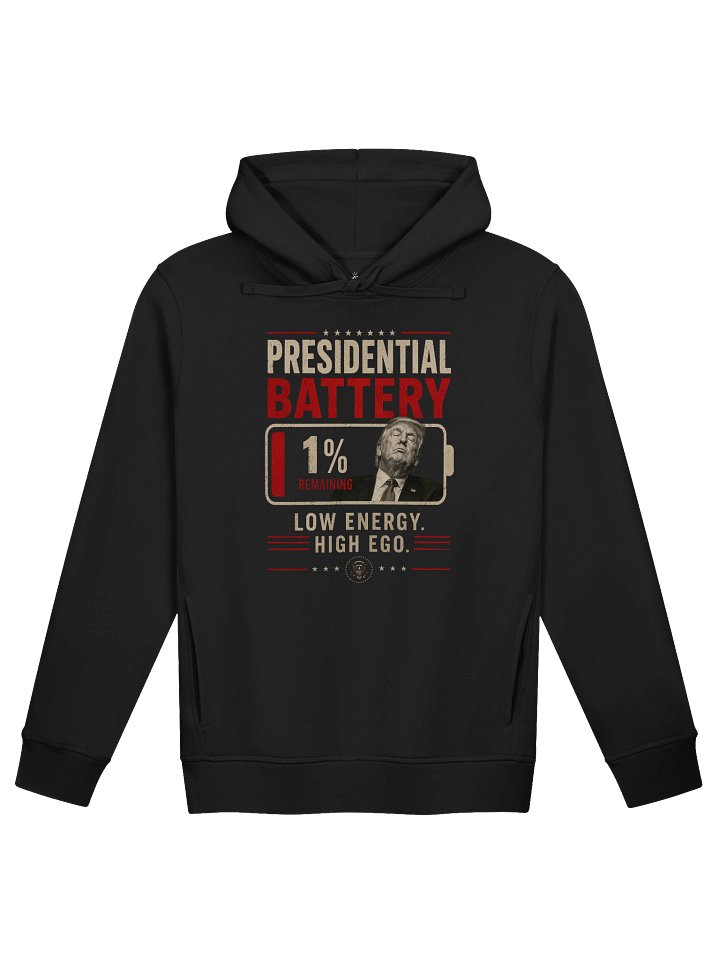Dozy Don Low Battery Stanley/Stella Unisex Organic Side Pocket Hoodie product image (1)