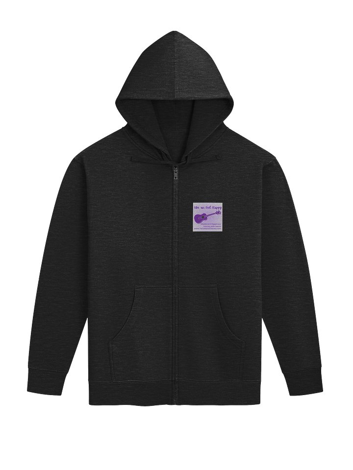 Uke 'an Feel Happy Zipper Hoodie product image (1)