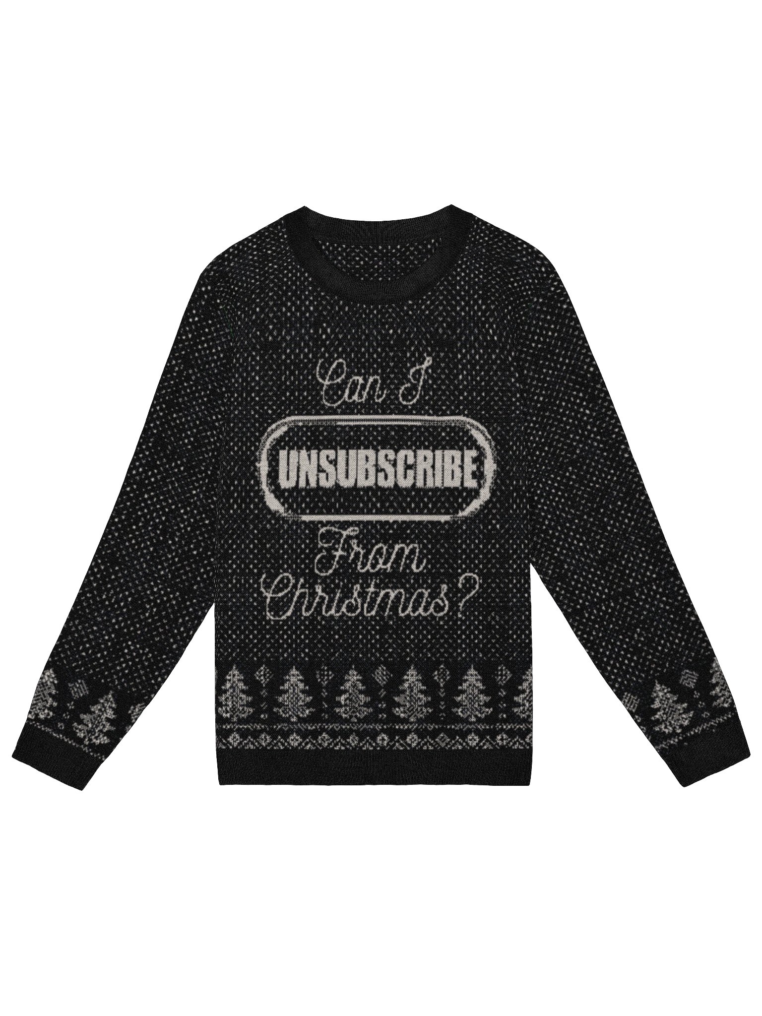 Unsubscribe from Christmas | Knitted Crewneck Sweater Classic Fit product image (1)