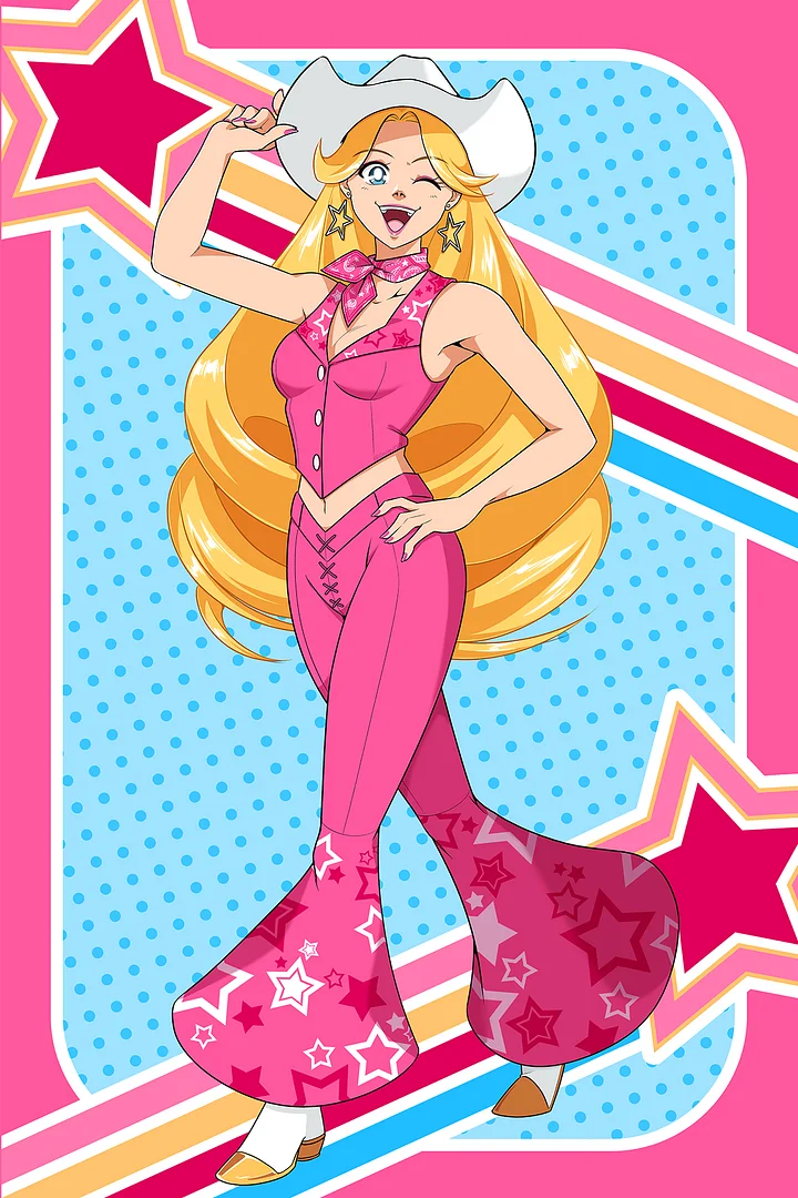 Cowgirl Barbie Mini Print product image (1)