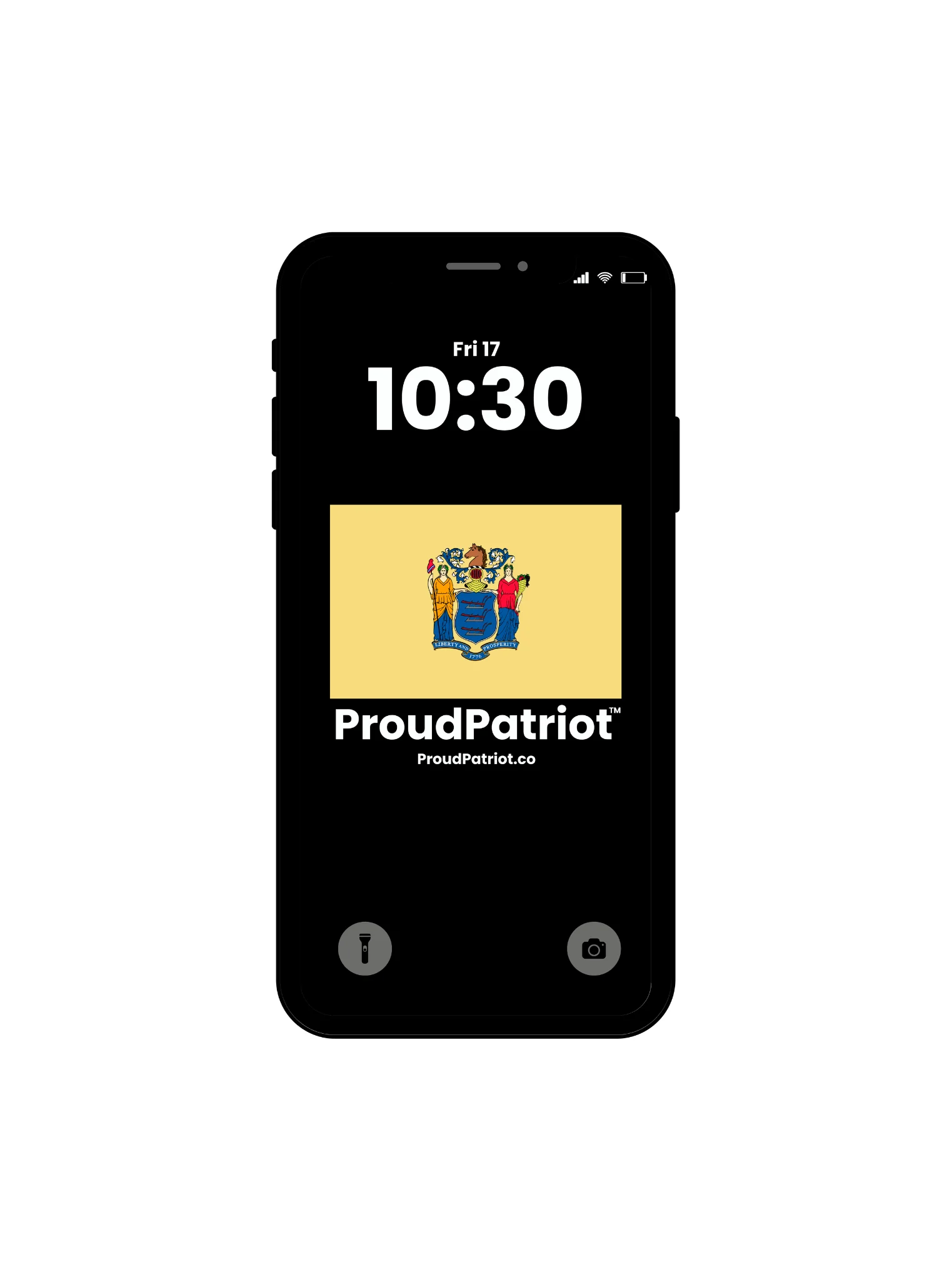 New Jersey Proud Screensaver Dark Mode product image (1)
