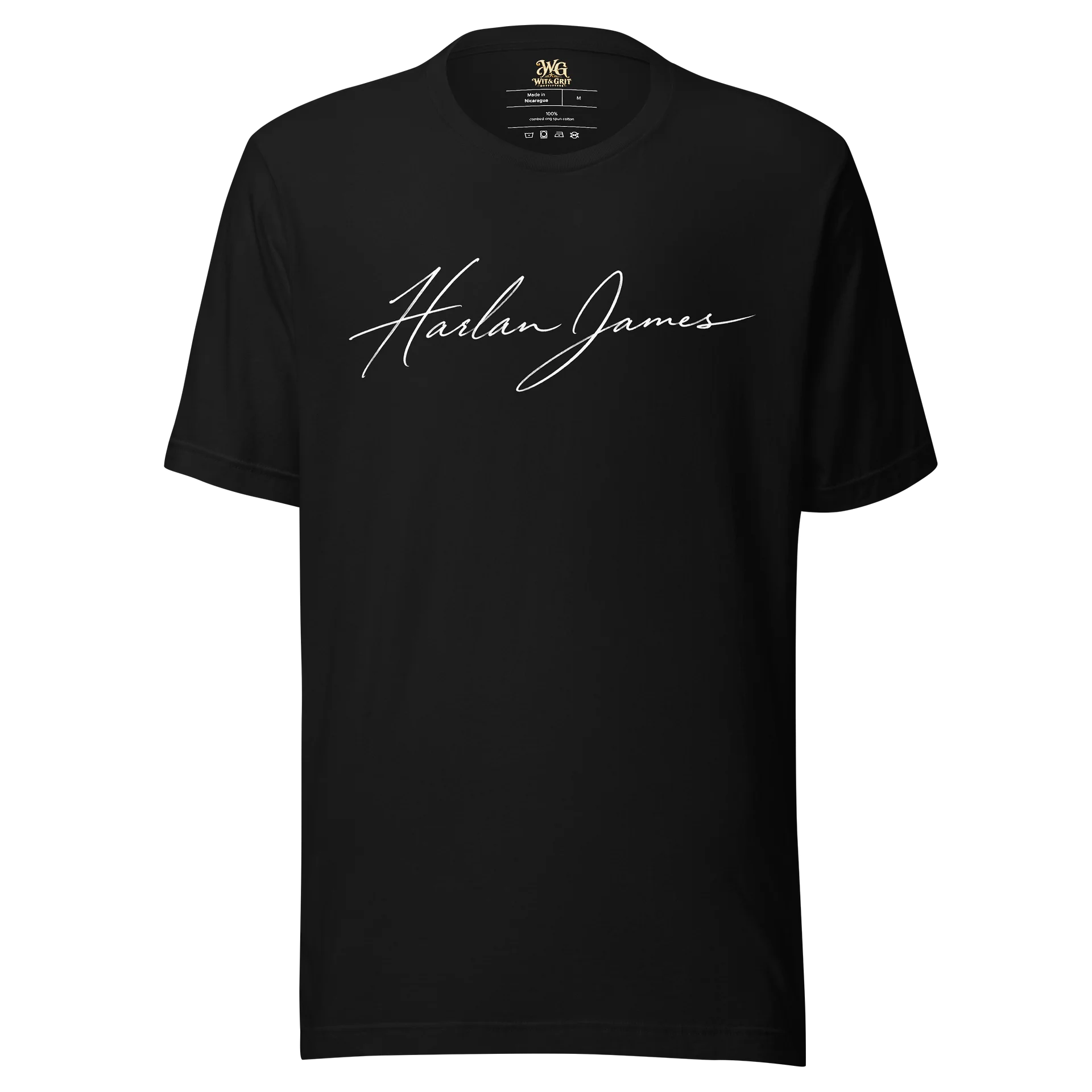 Harlan James Signature Tee – Classic Black product image (1)
