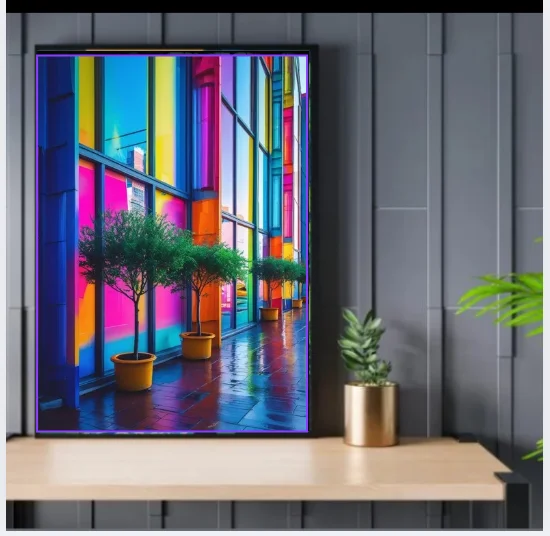 Coloured Facade Wall Art product image (3)