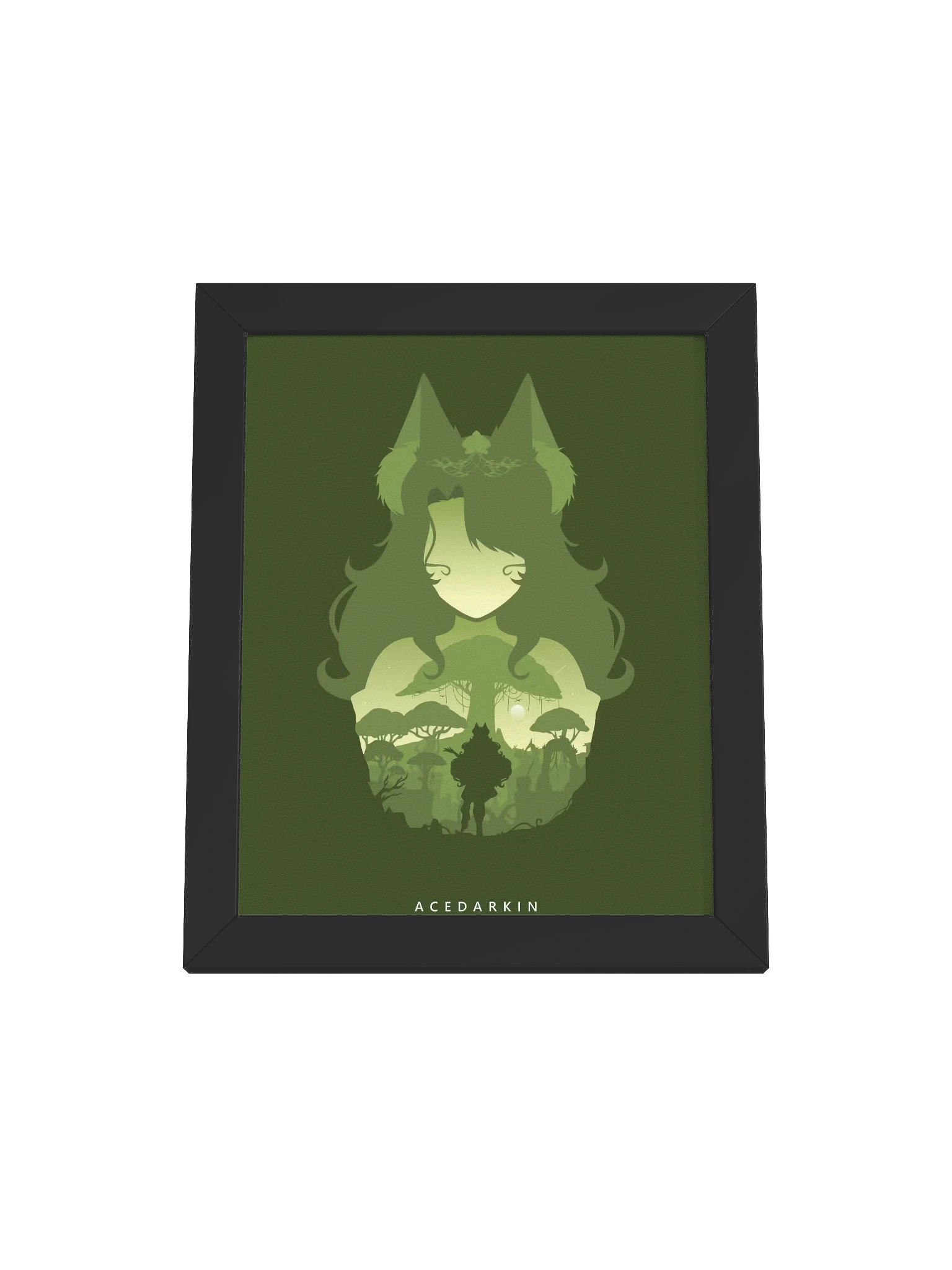 Ace Art Wood Framed Matte Poster product image (1)