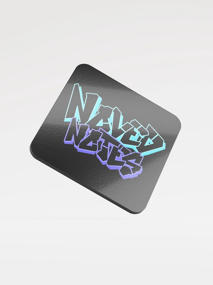 Noved Notes Glossed Cork Coaster product image (1)