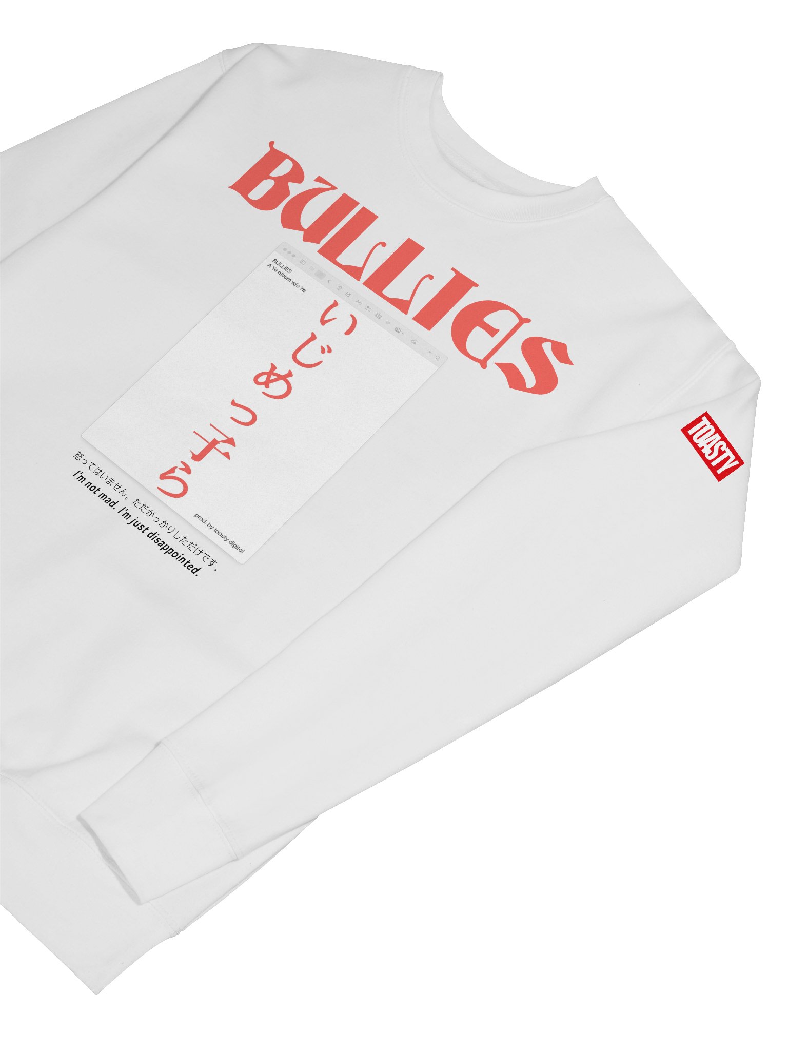 BULLIES WHITE CREWNECK product image (7)