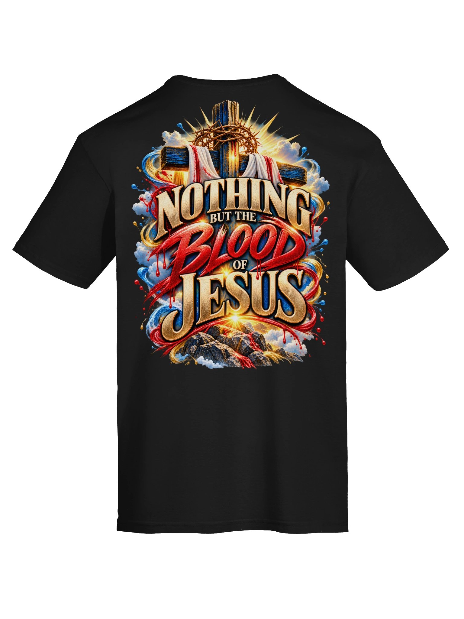 What Can Wash Away My Sins? Cross Graphic Tee product image (7)