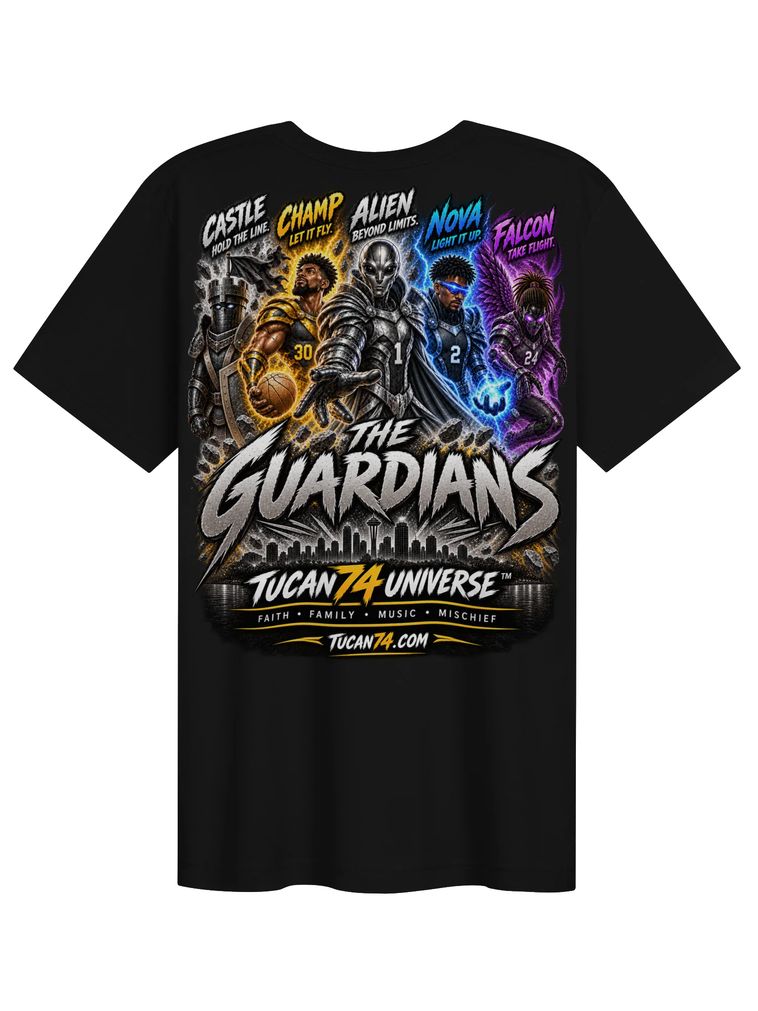 The Guardians | Back of shirt product image (1)