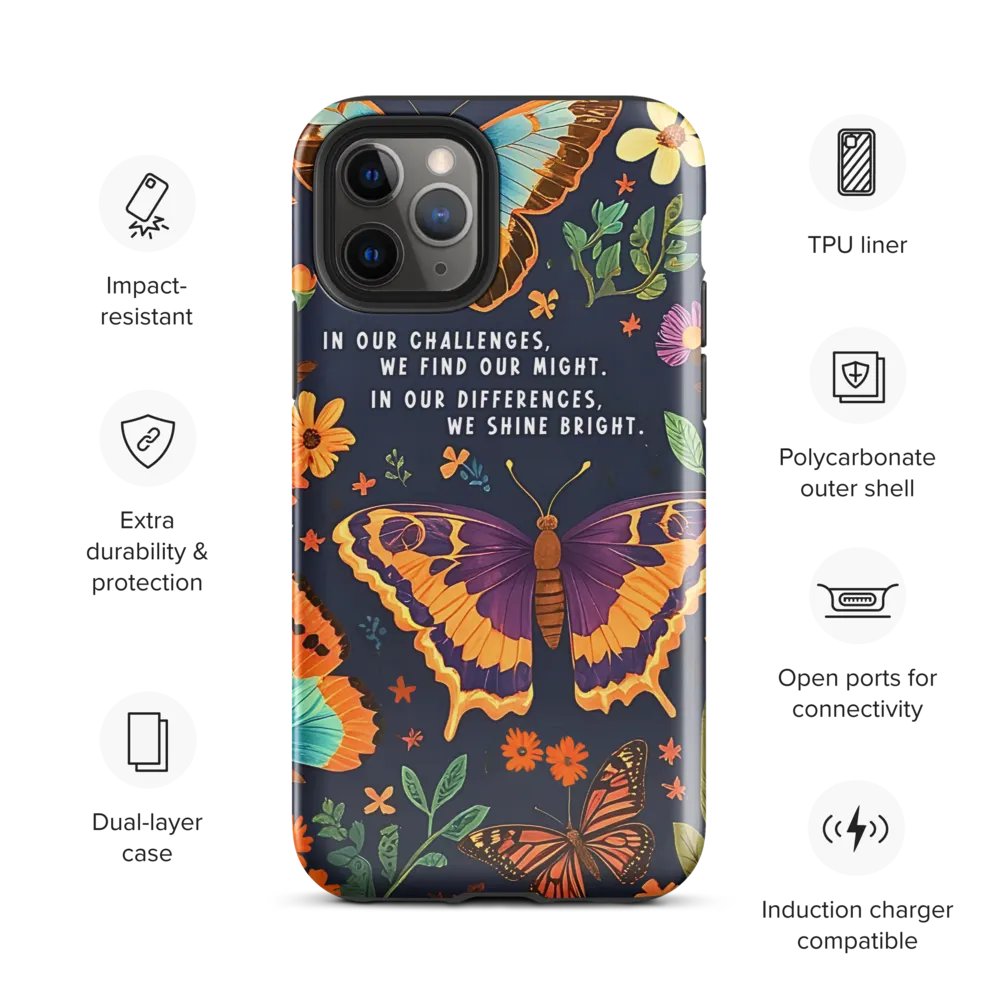 In Our Challenges We Find Might iPhone® Tough Case product image (3)