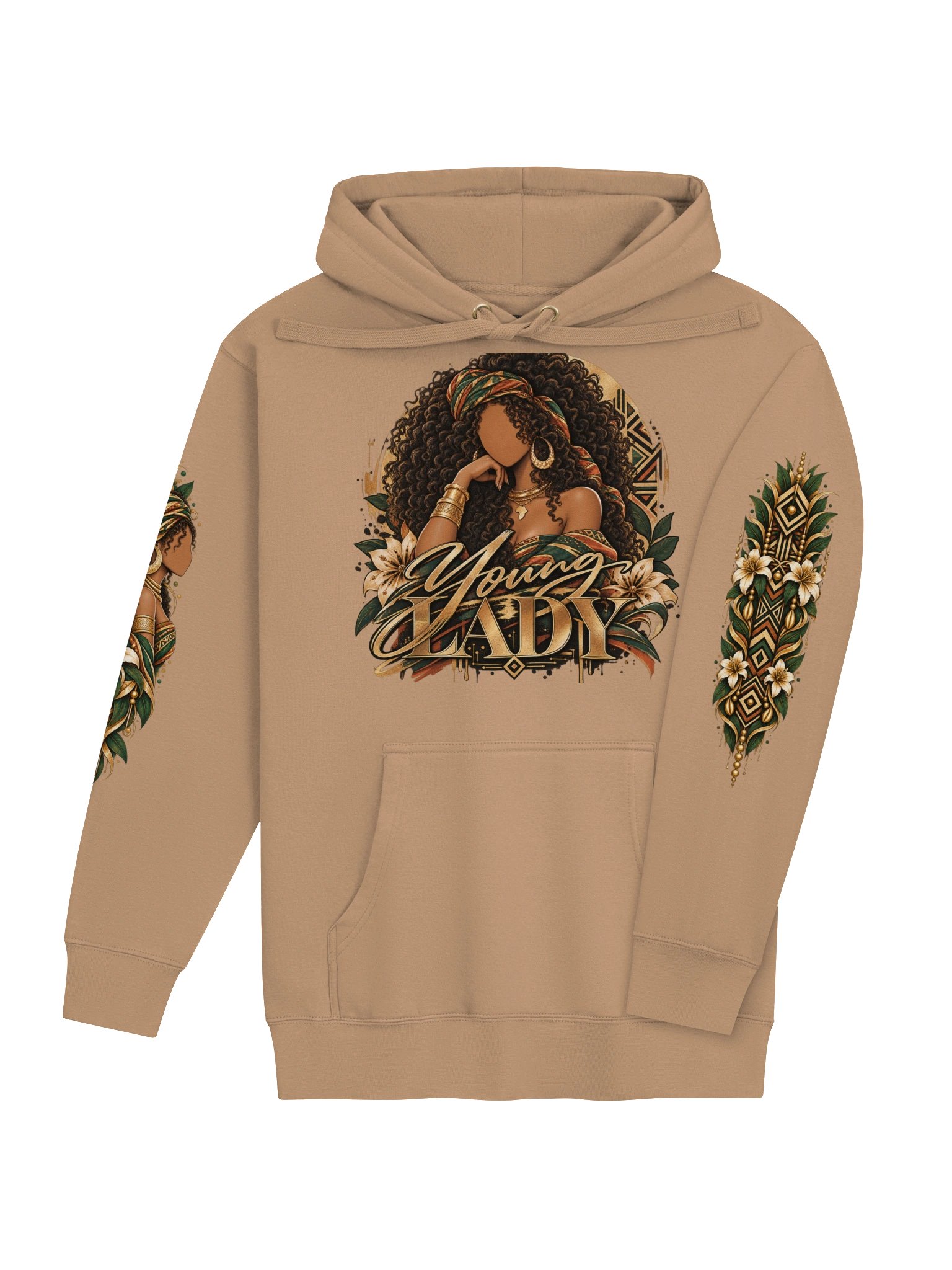 Young Lady Premium Graphic Hoodie product image (4)