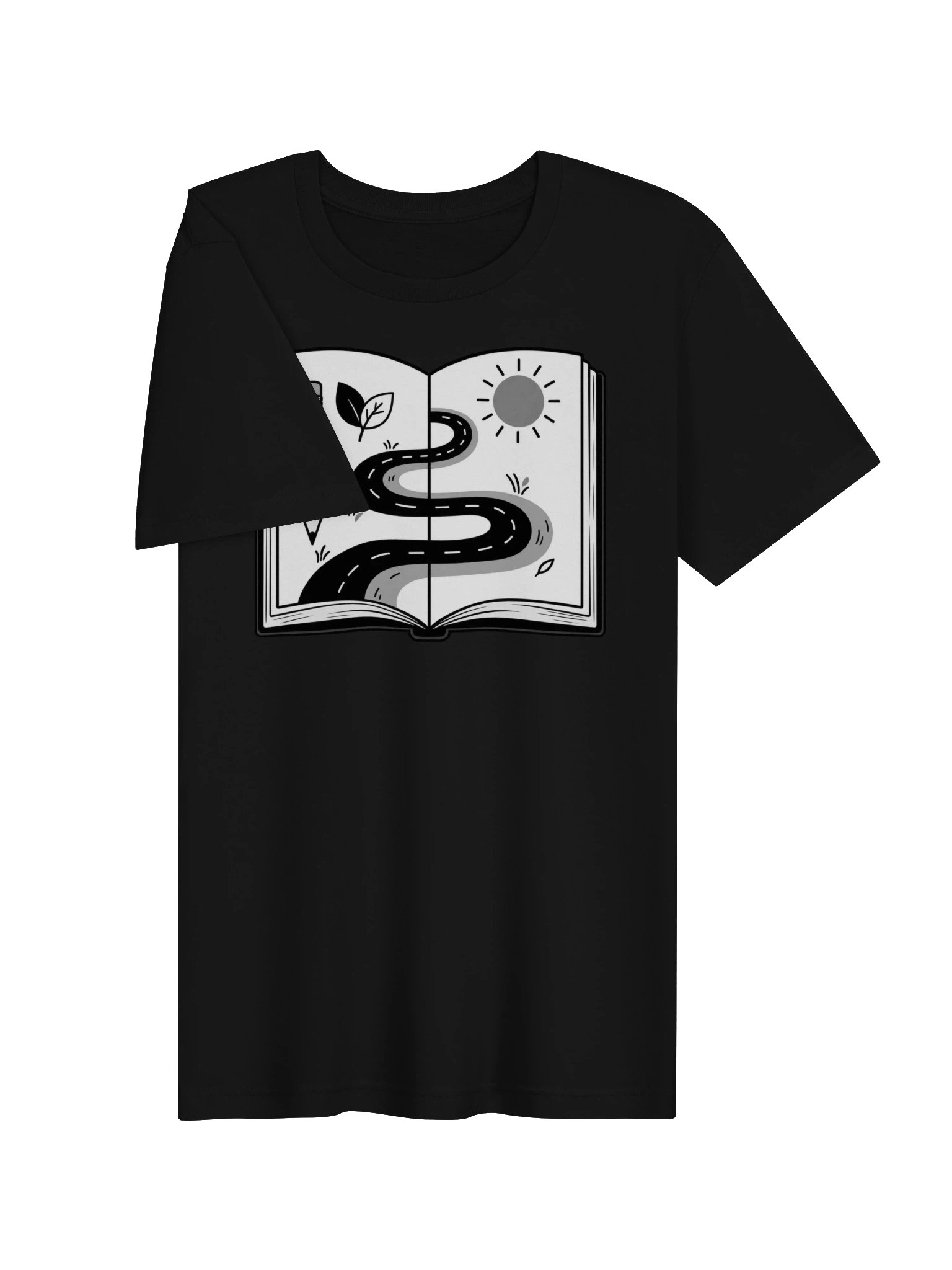 Small Moments, Kept on Paper Black and White T-Shirt product image (2)