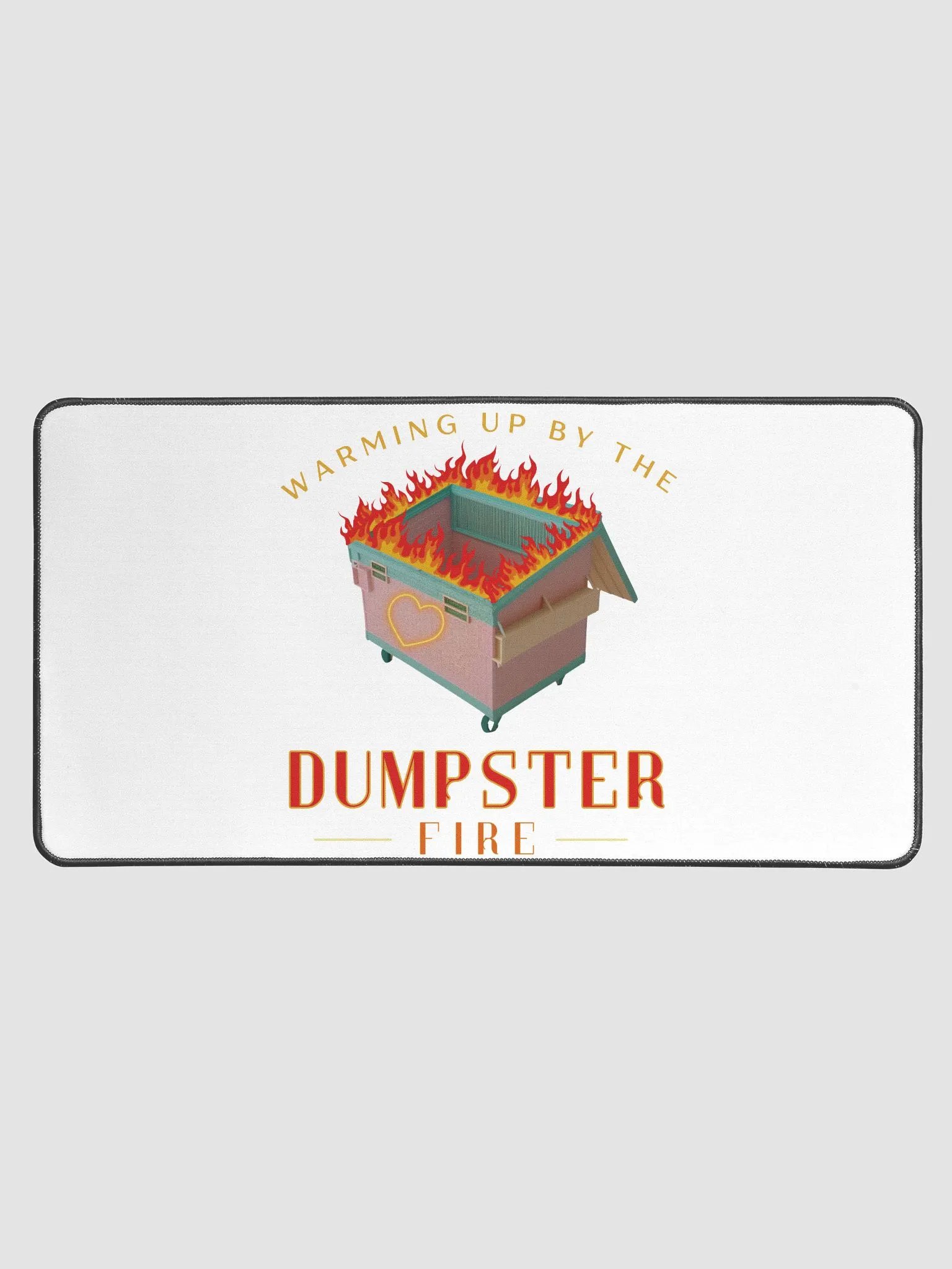 Dumpster Fire Desk Mat product image (1)
