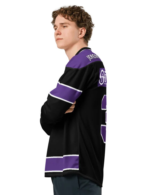 Outcasts Hockey Jersey Black/Purple product image (4)