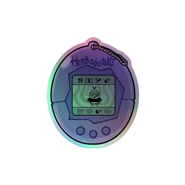 Herbogotchi Holo Sticker product image (2)