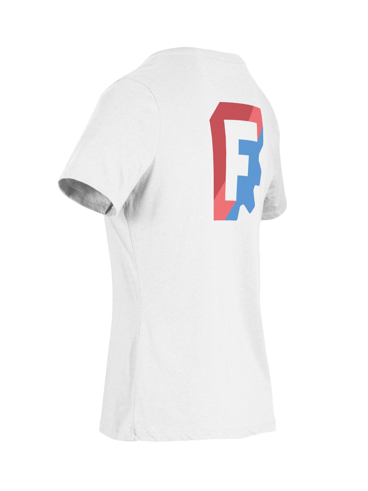 FreeCAD Logo Shirt - Ladies' Cut - White product image (9)