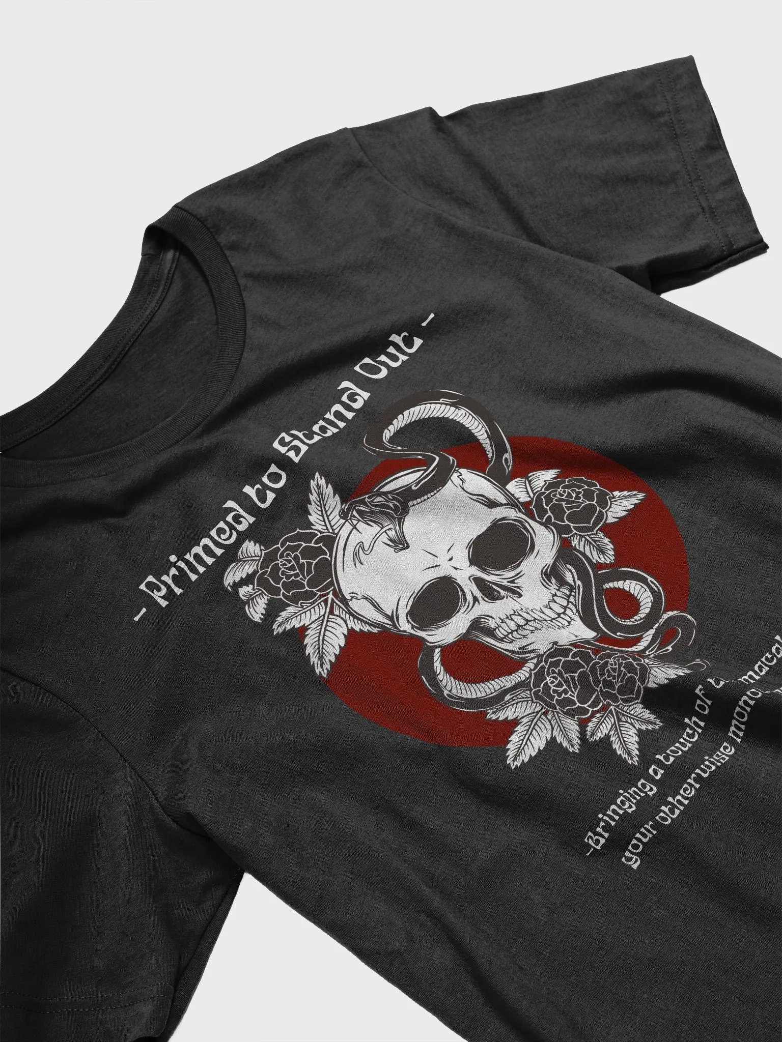 Gothic Skull Rose T-Shirt product image (3)