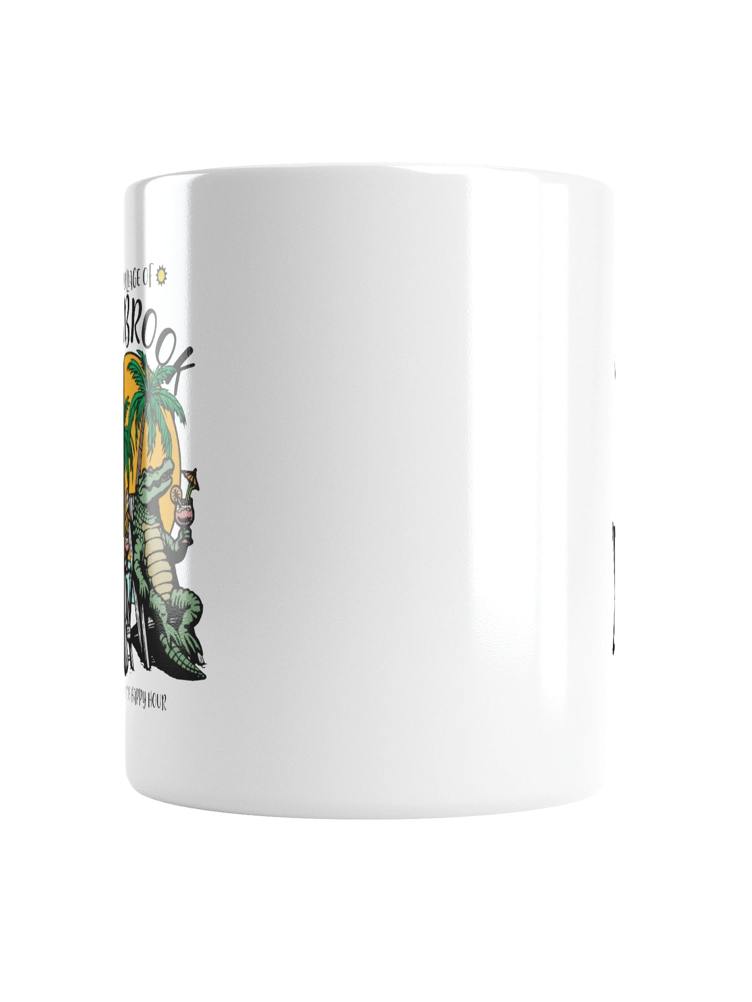 The Village of Glenbrook TV Florida USA Fun Manatee Alligator Design Coffee Mug product image (16)