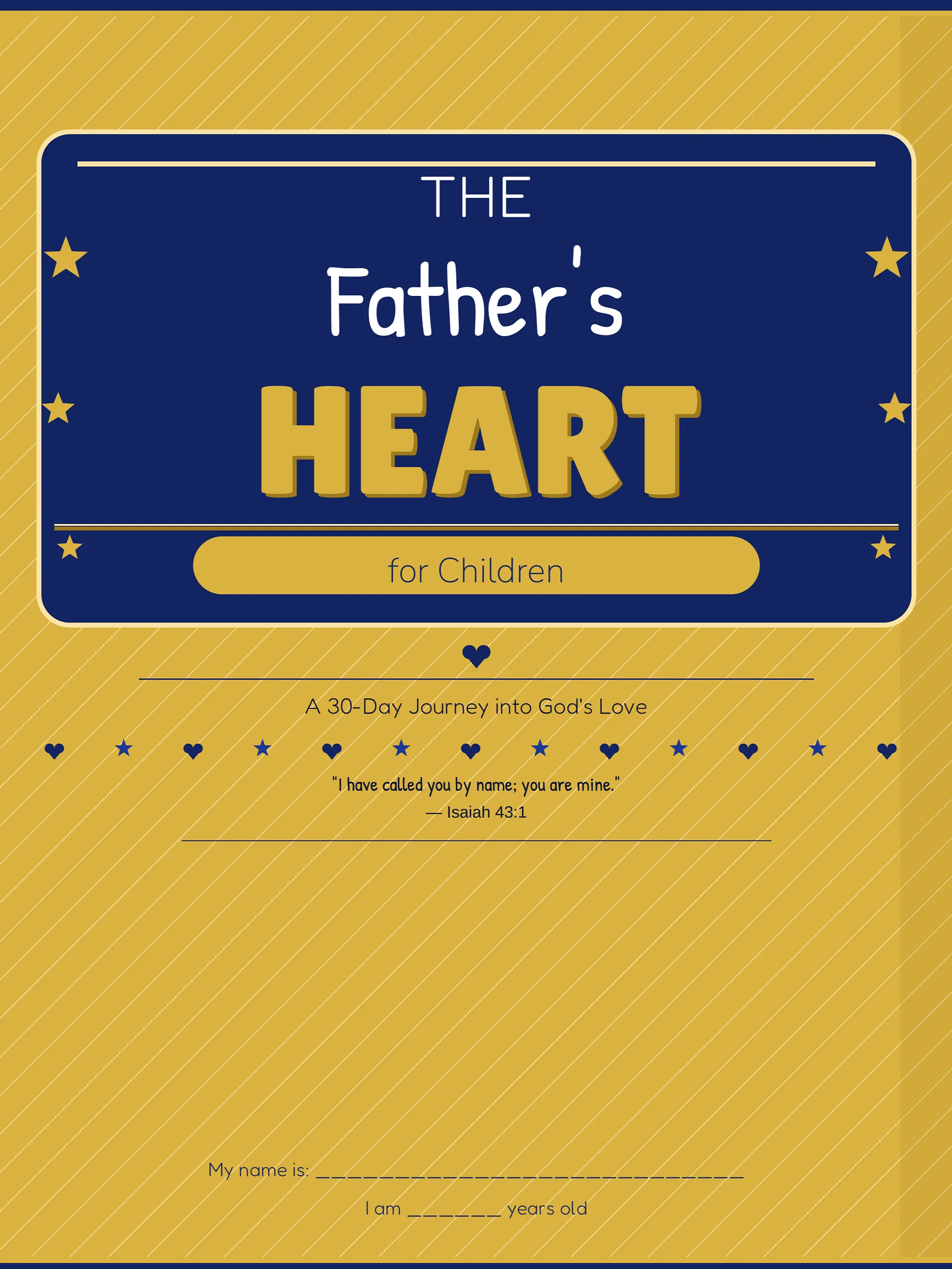 The Father's Heart for Children Study Journal product image (1)