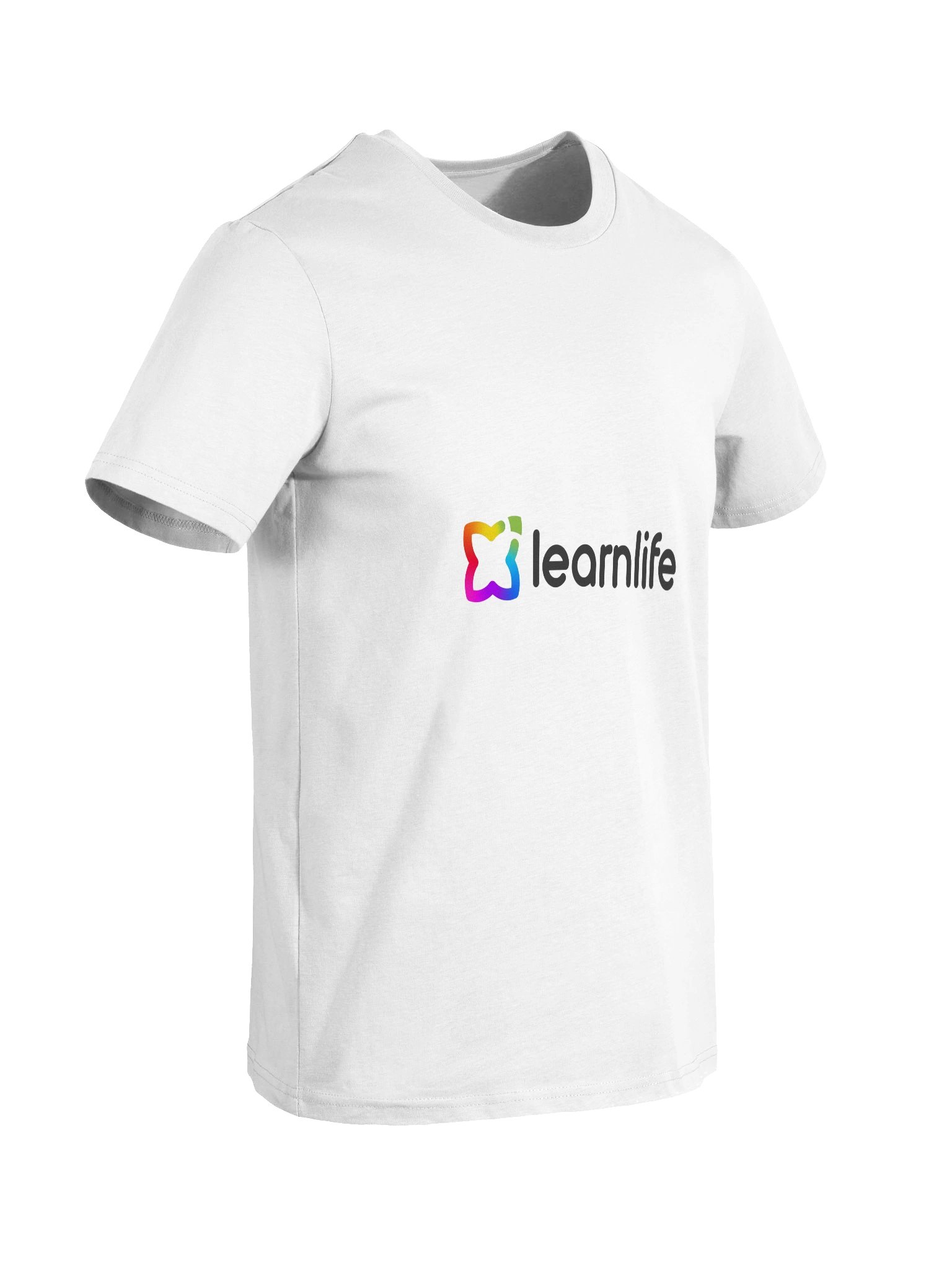 Adult/Teen Tee - Organic - Horizontal Logo - Rainbow & Charcoal product image (8)