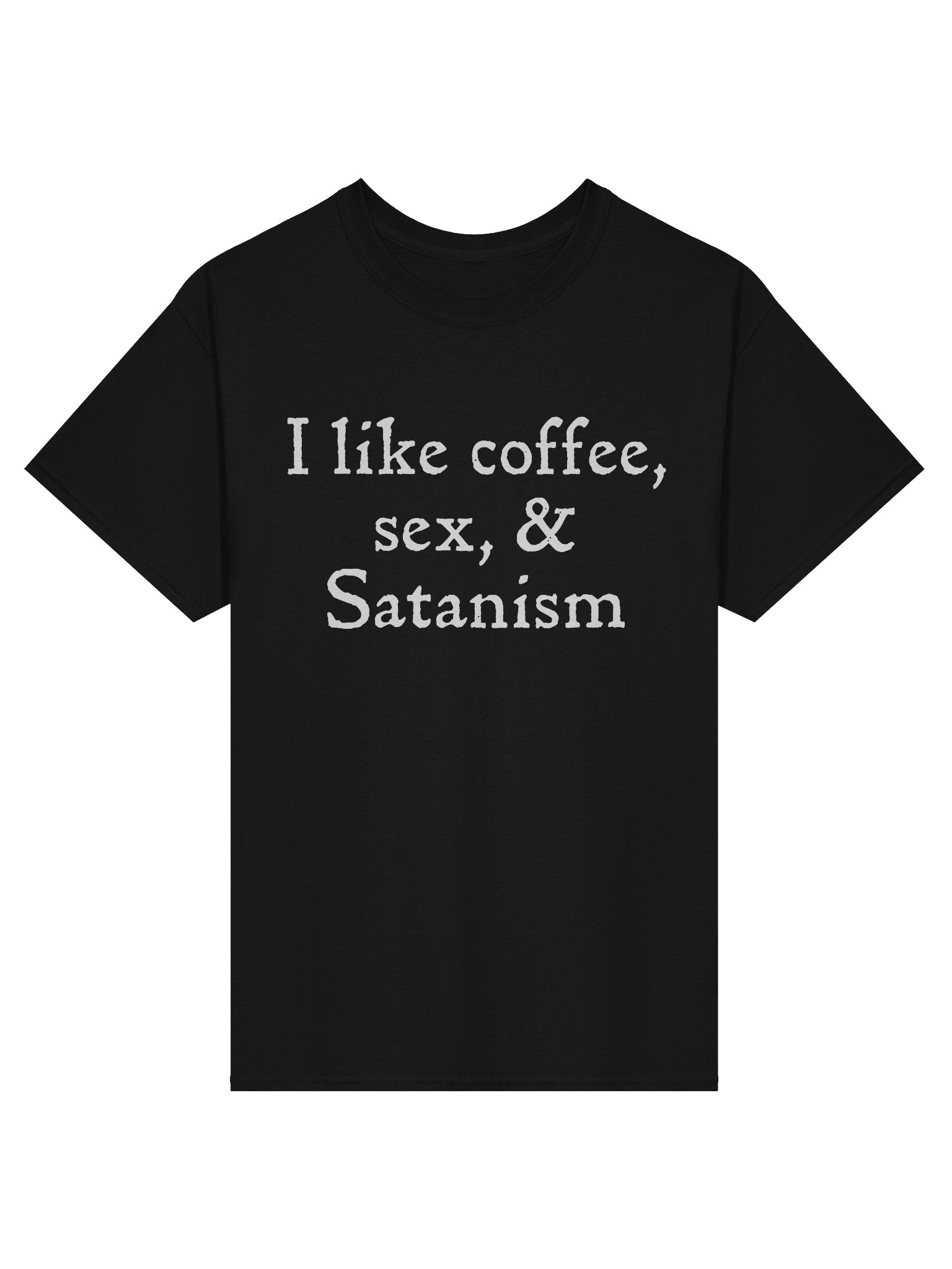 I Like Coffee, Sex, & Satanism - Shirt product image (3)