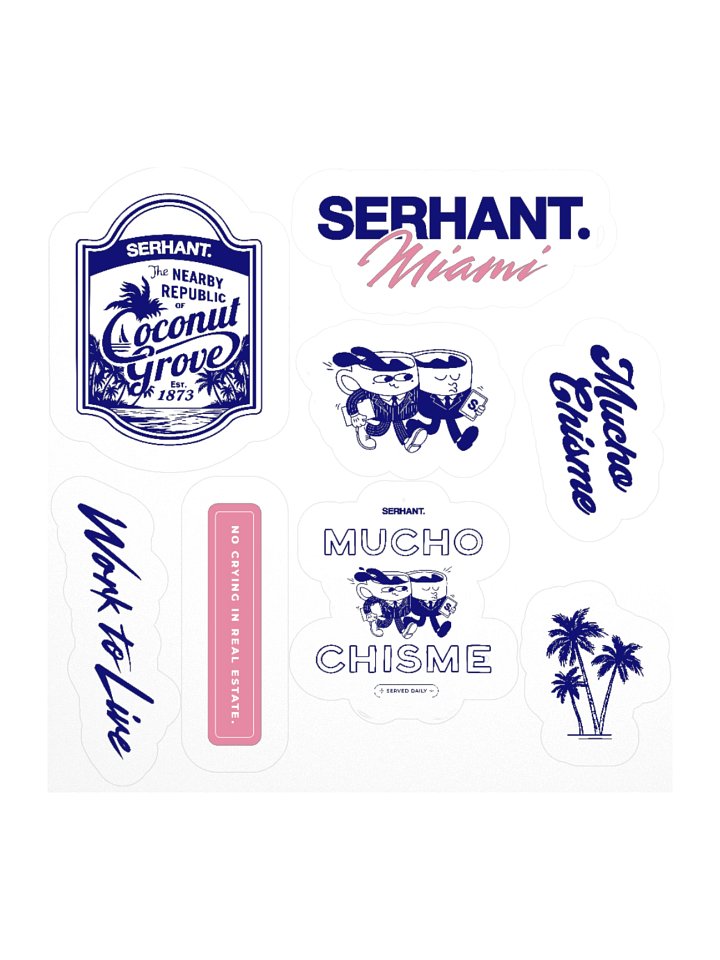 SERHANT Miami Sticker Pack product image (3)