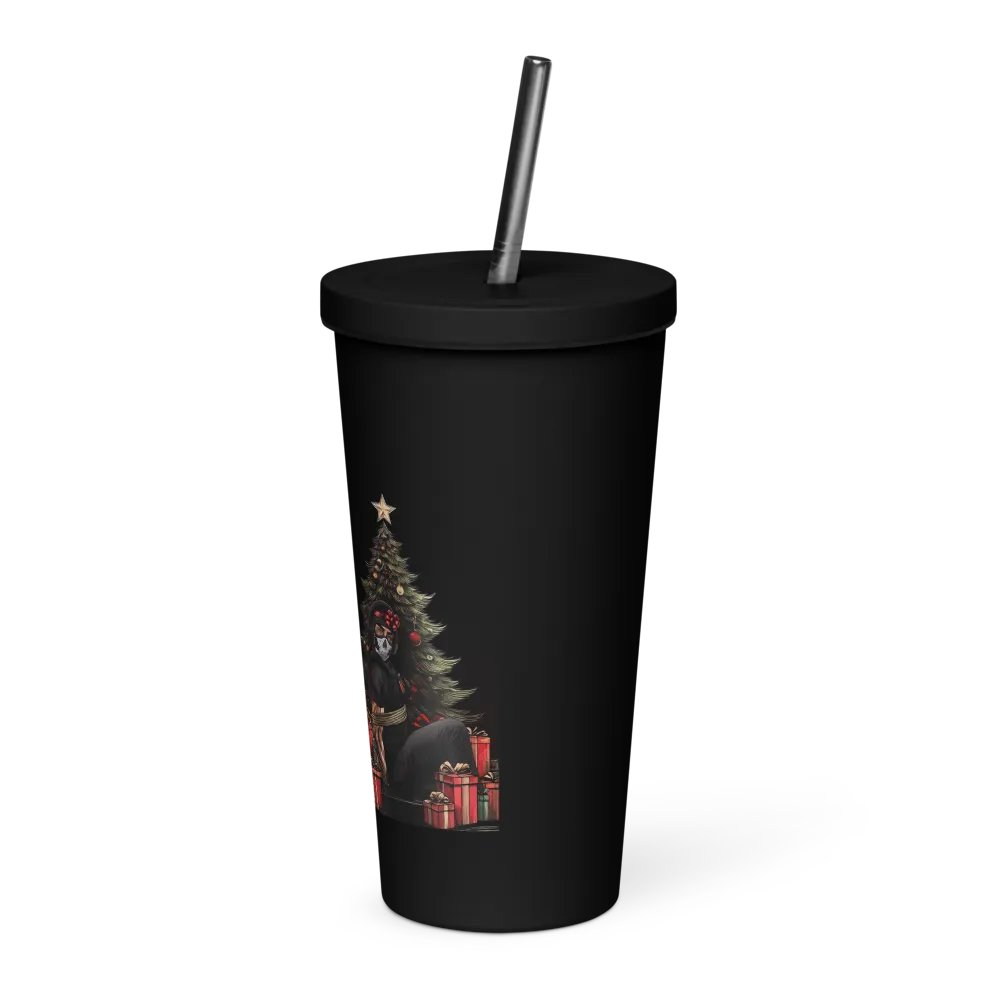 Have a Very Heathen Christmas Tumbler with Straw product image (3)