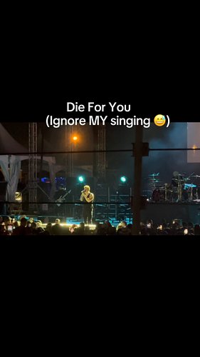 Die For You by @fromashestonew from Springfield, IL. One of my favorites off the new album, and it’s exciting seeing new peop...