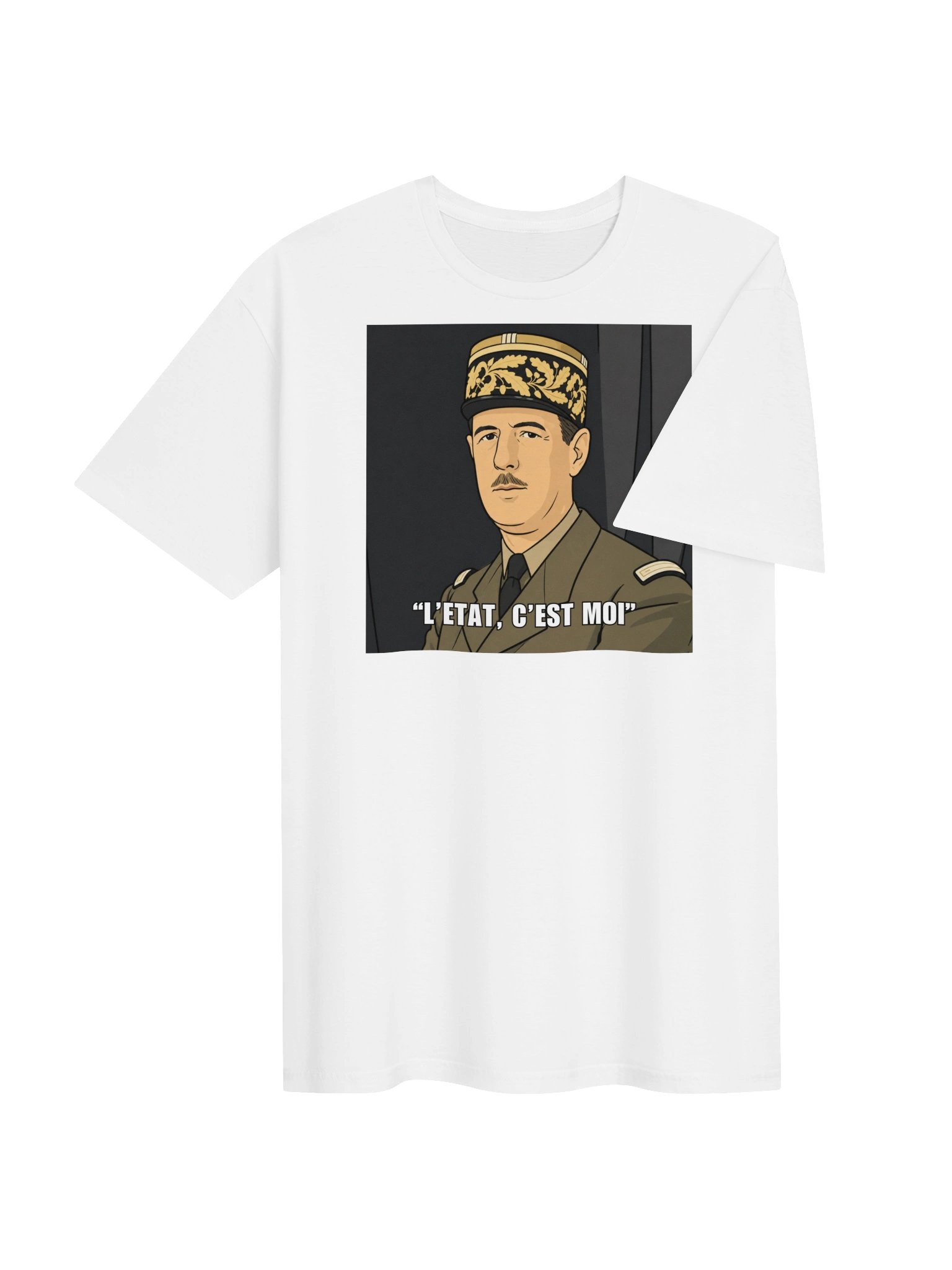 L'etat c'est moi - Charles De Gaulle (Herr T-shirt) product image (58)