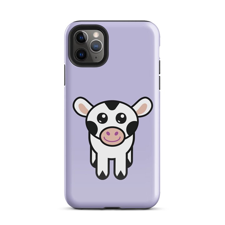 Calfee the Friendly Cow iPhone case - light purple product image (51)