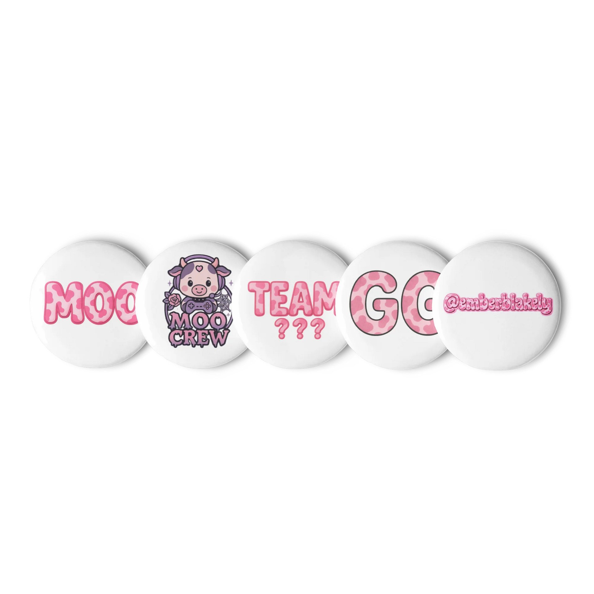 Moo-tiful Pin Button Set product image (1)