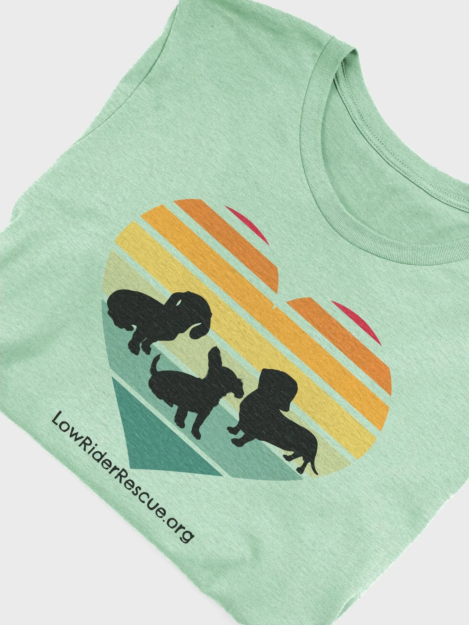 Double Doxies and a Chiweenie Sunset Heart Soft T product image (2)