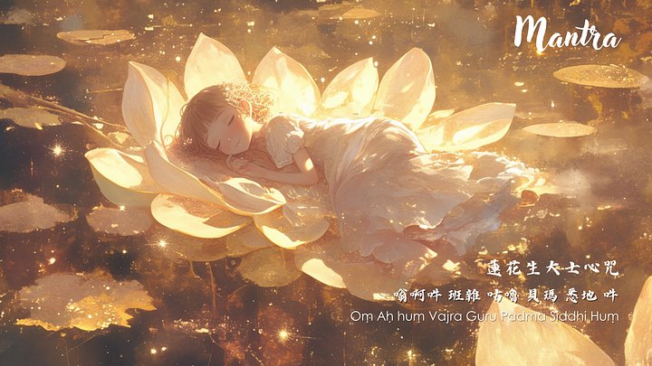 $free蓮花生大士心咒 wallpaper download product image (1)