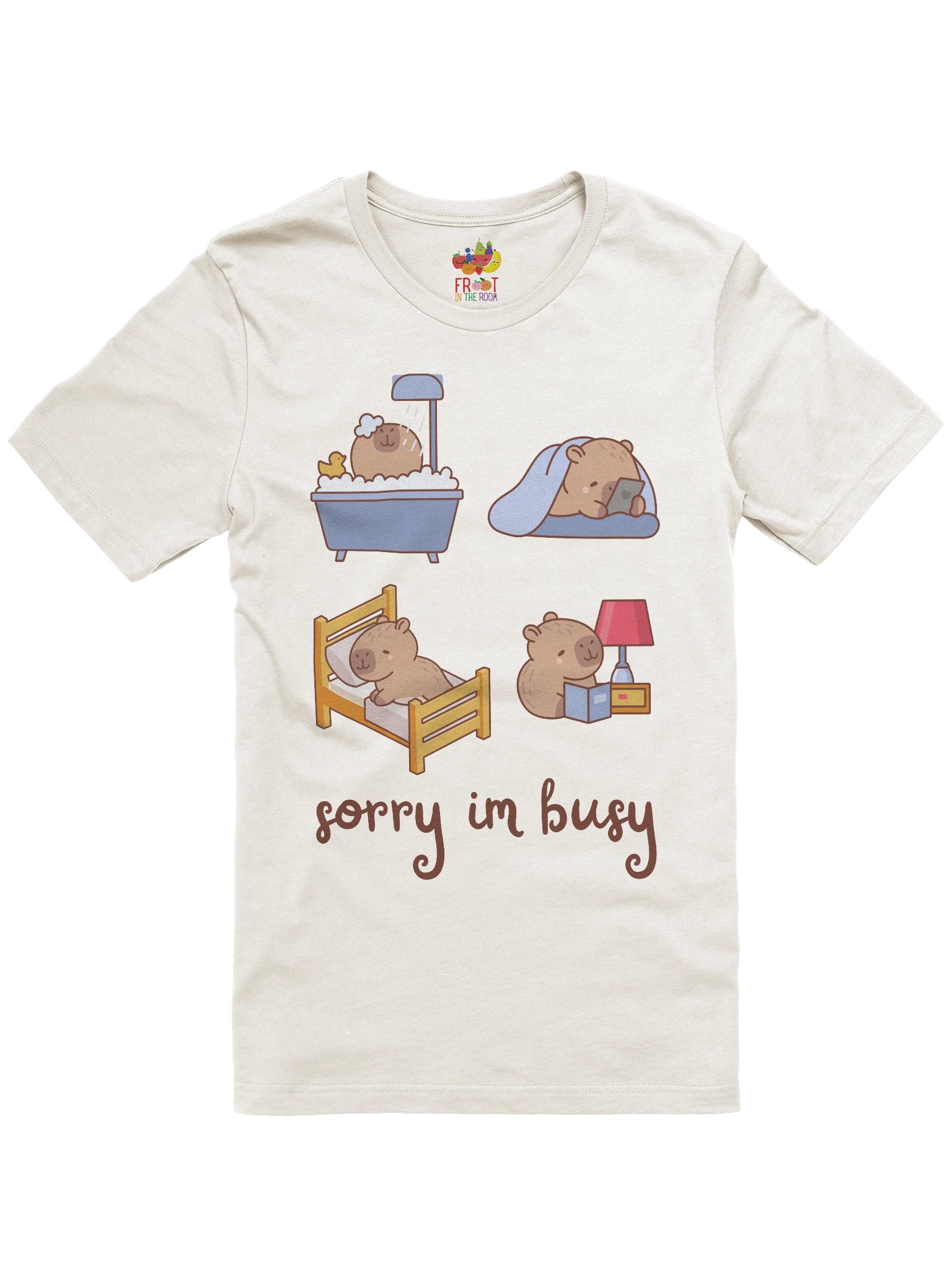 Sorry I'm Busy Capybara Tee (Unisex) product image (2)