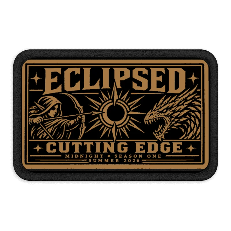 Eclipsed Cutting Edge: Season One Embroidered Patch product image (1)