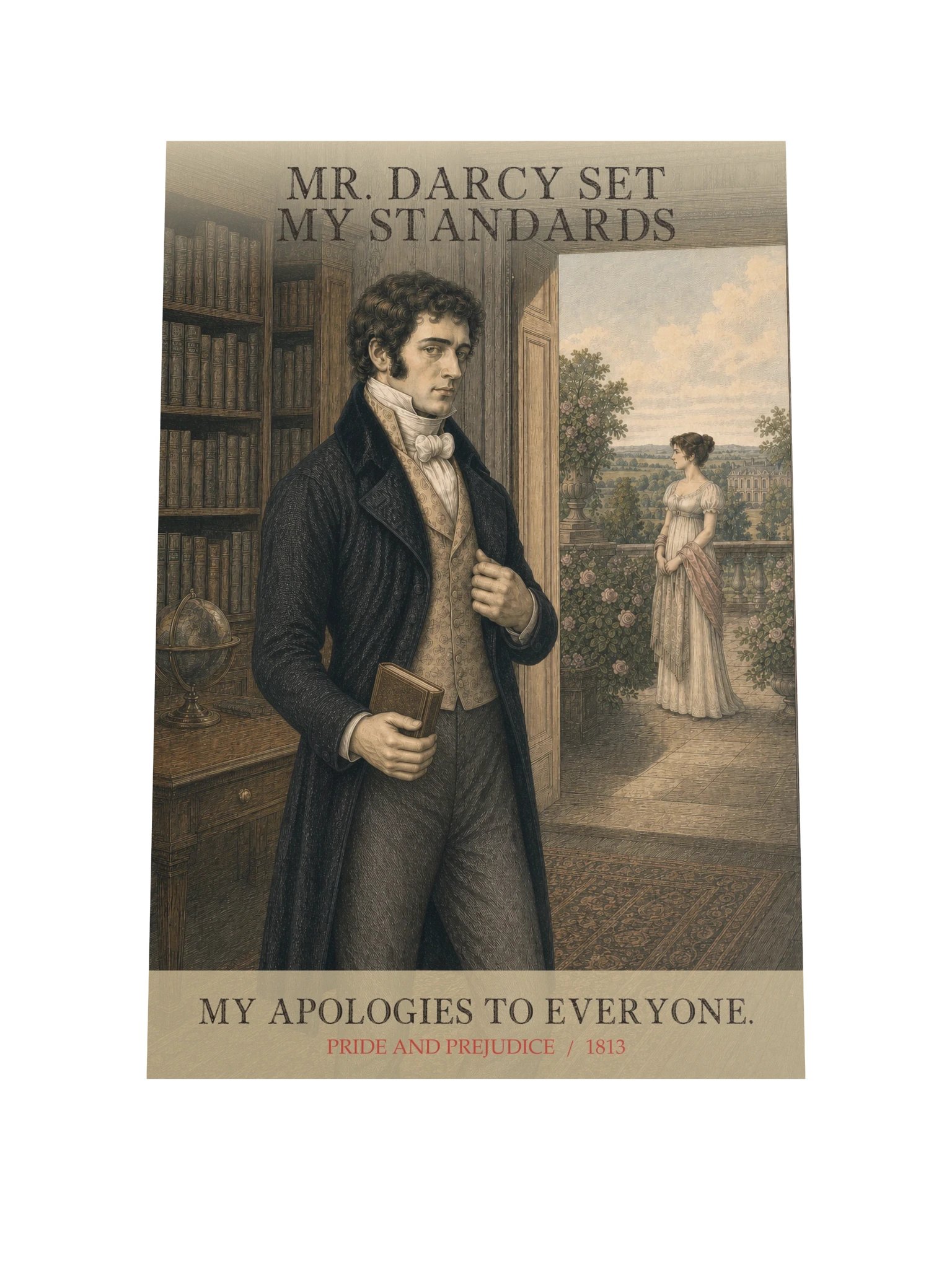 Darcy Set My Standards -- Pride and Prejudice Art Print product image (9)