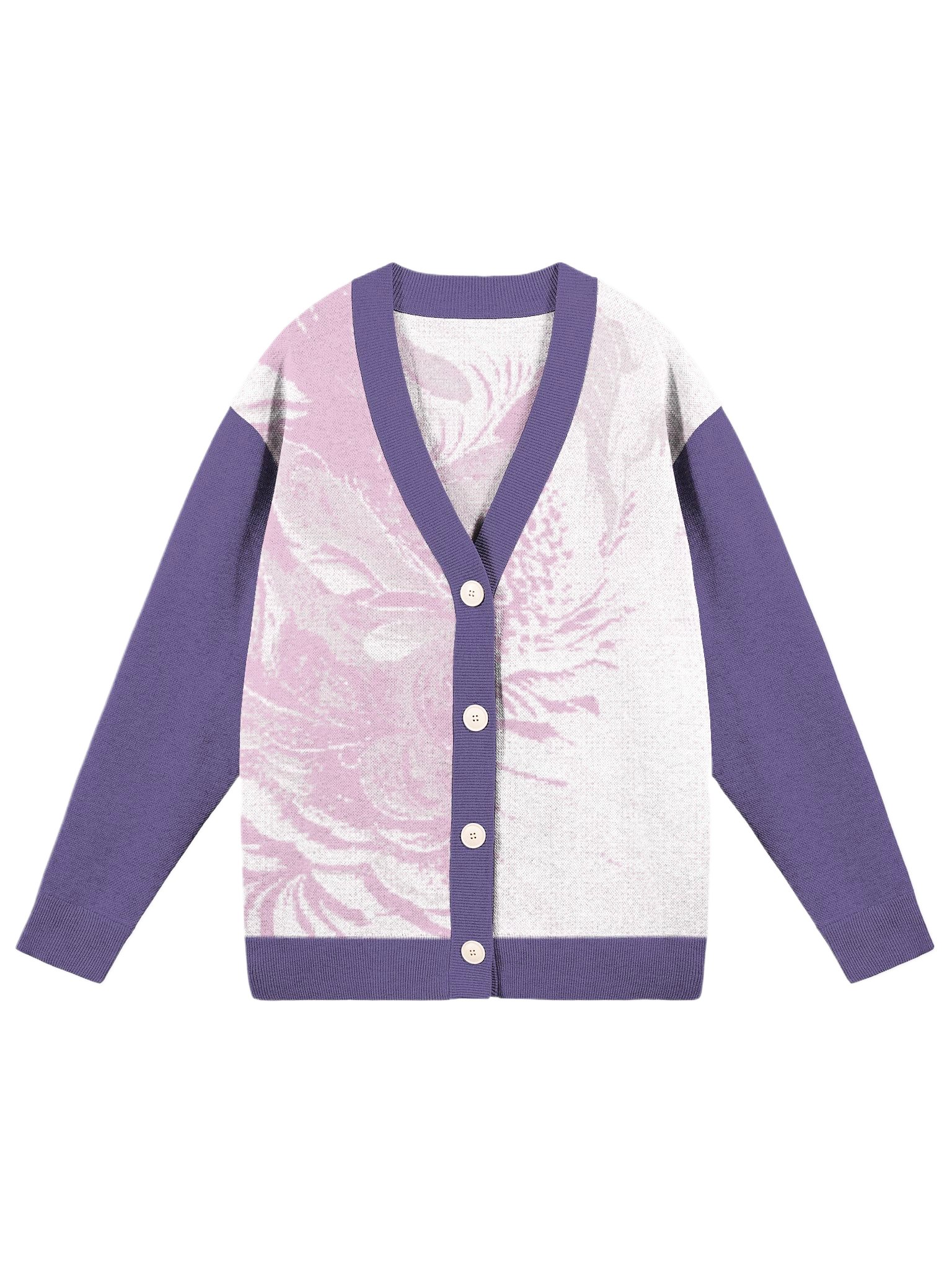 Purple Cardigan product image (1)