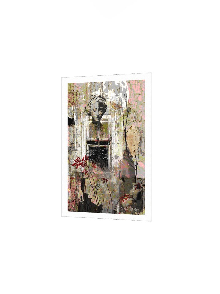 'La Musa Lunar' (The Lunar Muse) Collage Print by Edward Martin product image (2)