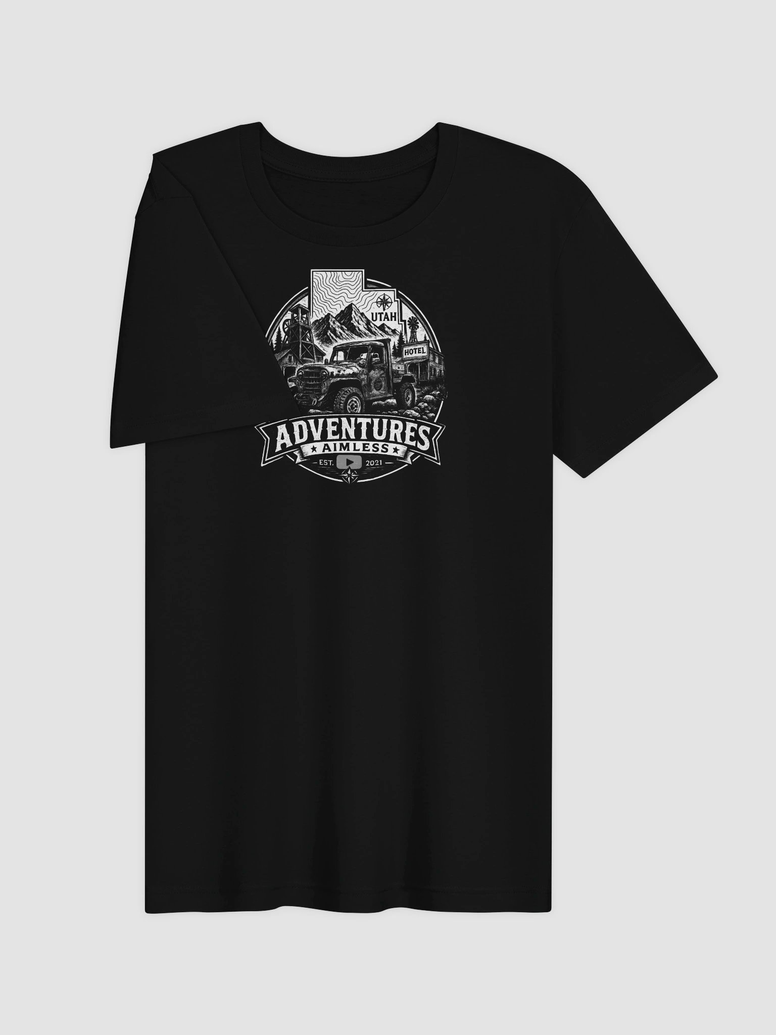 Adventures Aimless TopoAdventure Tee (Dark colors) product image (3)