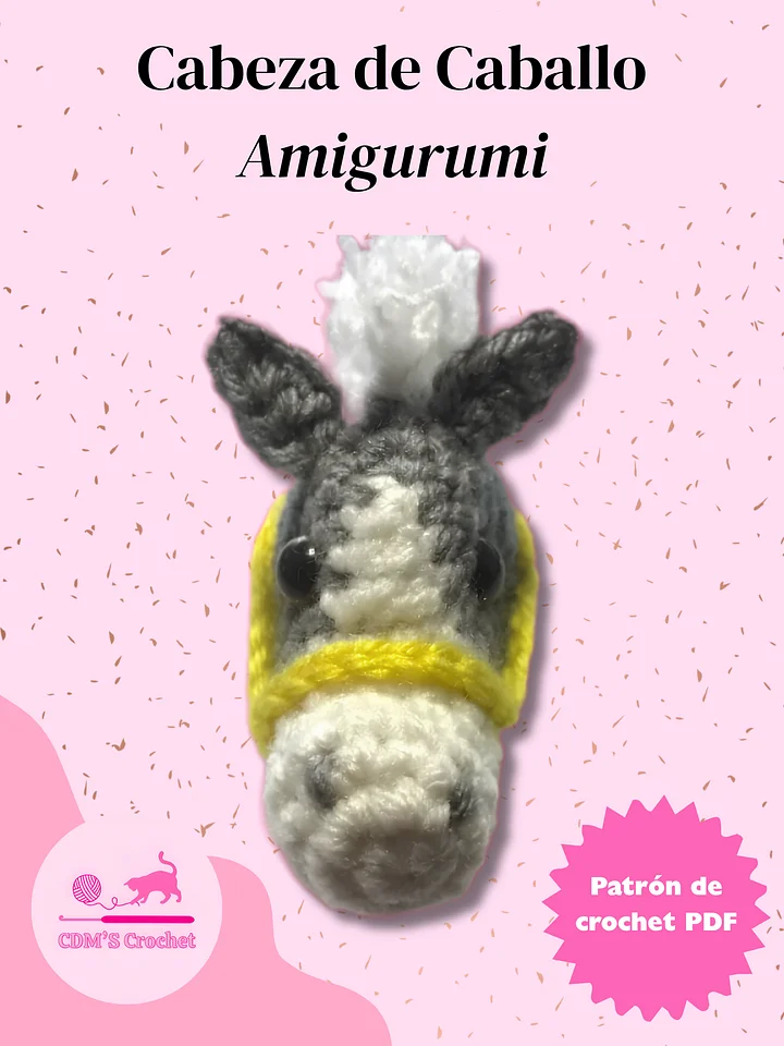 Cabeza de Caballo Amigurumi product image (1)