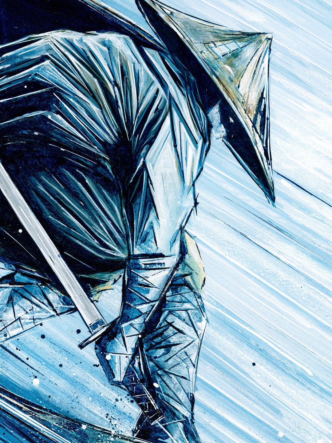 The Winter Warrior Rides - Original Painting product image (5)
