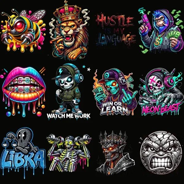 400+ Premium Streetwear Graphics Pack product image (6)