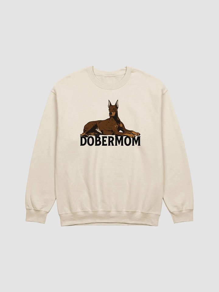 Dobermom Sweatshirt of a Doberman(Red) | Funny Shirt for Doberman Moms product image (1)